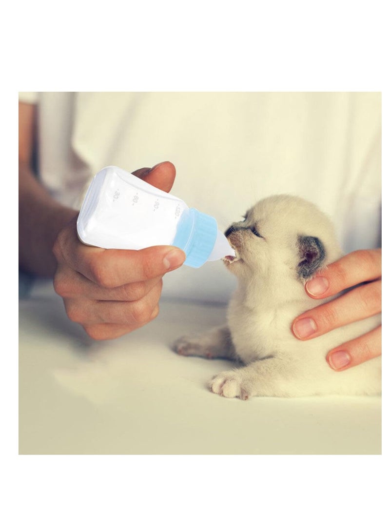 Excefore Pet Feeding Bottle, 2 Pcs Plastic Kitten Puppy Bottles, Puppy Cat Baby Nursing Water Milk Feeder, for Nursing, Milk Feeding Tools Pet Feeder - Image 4