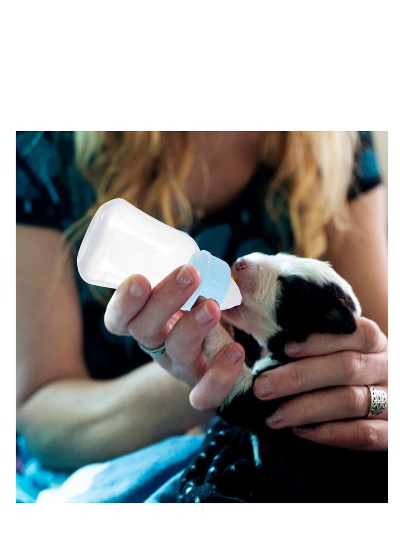 Excefore Pet Feeding Bottle, 2 Pcs Plastic Kitten Puppy Bottles, Puppy Cat Baby Nursing Water Milk Feeder, for Nursing, Milk Feeding Tools Pet Feeder - Image 5