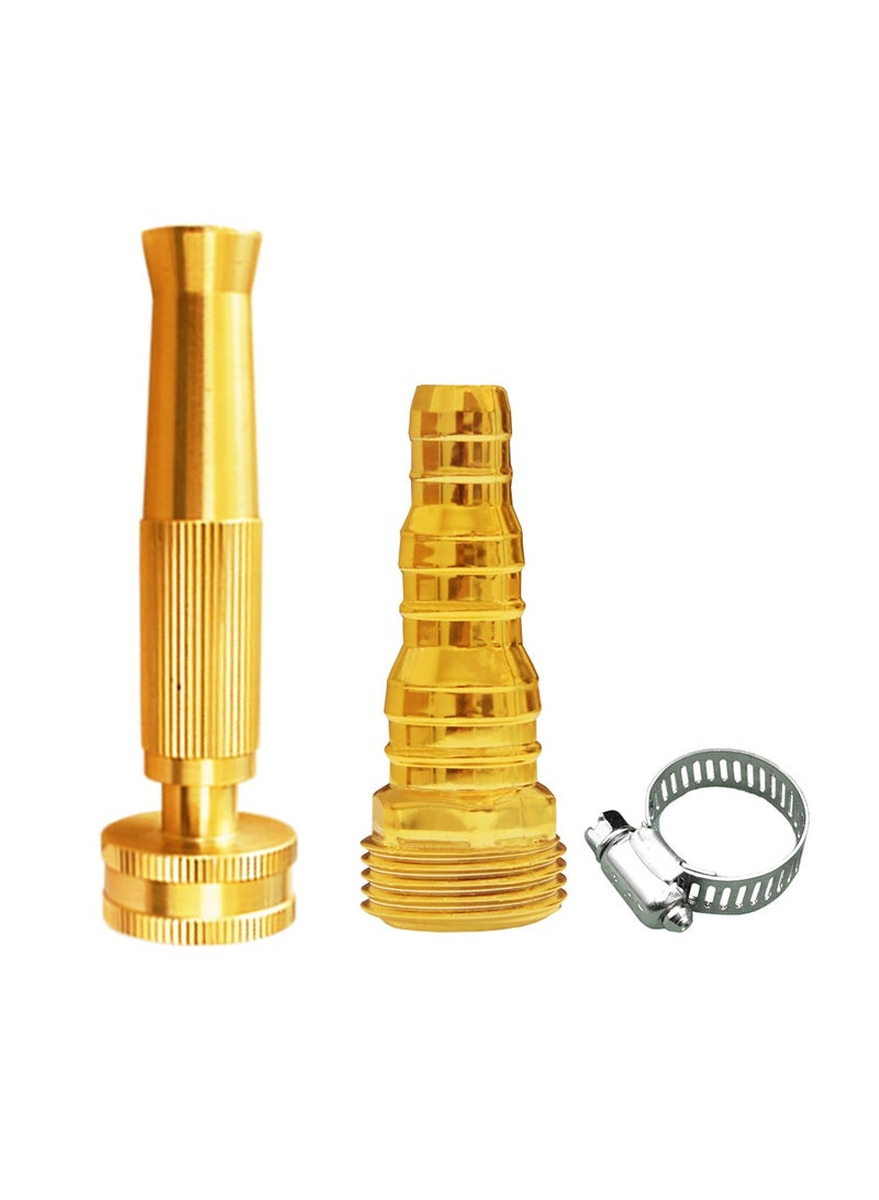 ALAYED ALAYED Brass Nozzle For Water Pipes 1/2 + 3/4 - Image 1