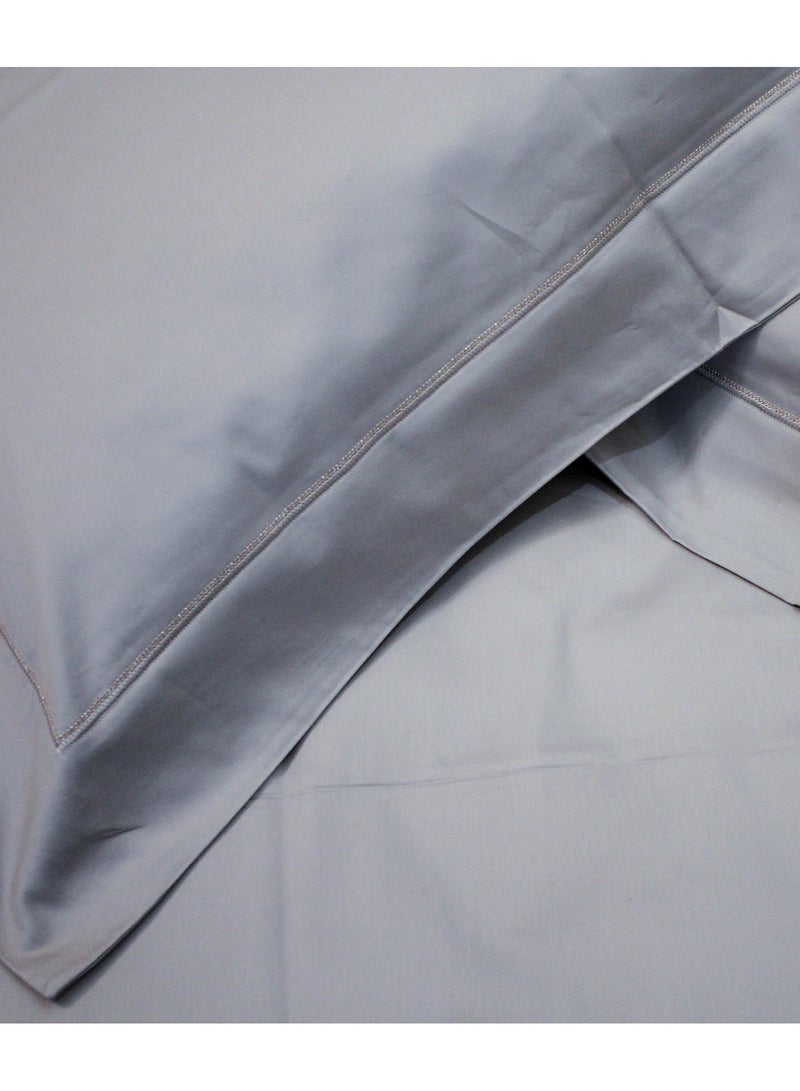 60s Light Luxury Embroidery Melna Grey 200 * 230cm Bed Set of Four Pieces  - Image 4