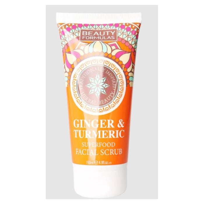 Beauty Formulas Ginger & Turmeric Superfood Facial Scrub 150 ml