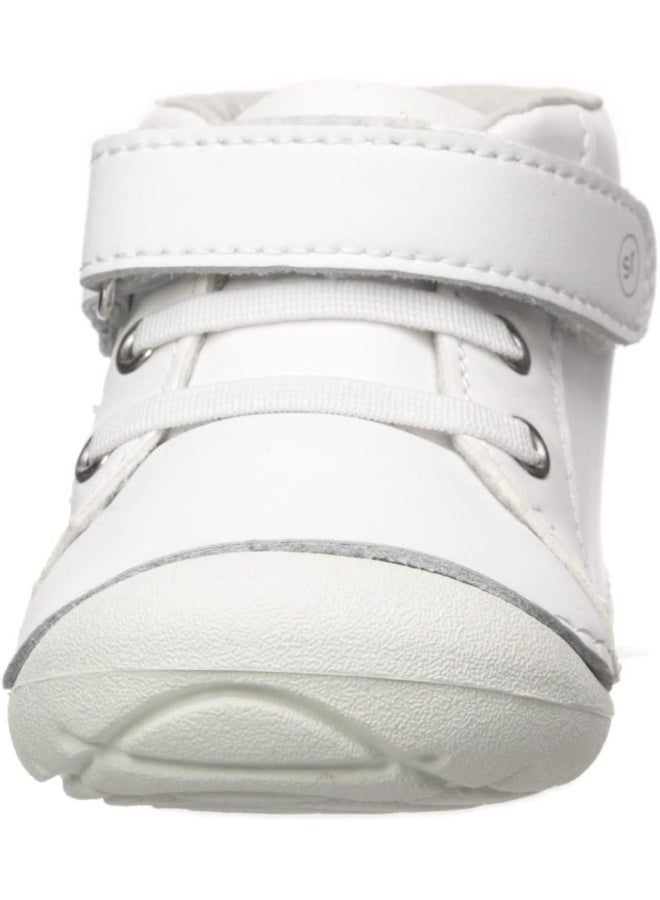 Stride Rite baby boys Soft Motion Frankie Athletic Sneaker, White, 3 Infant US - Image 2