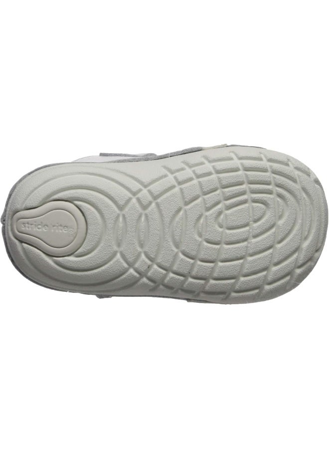 Stride Rite baby boys Soft Motion Frankie Athletic Sneaker, White, 3 Infant US - Image 4