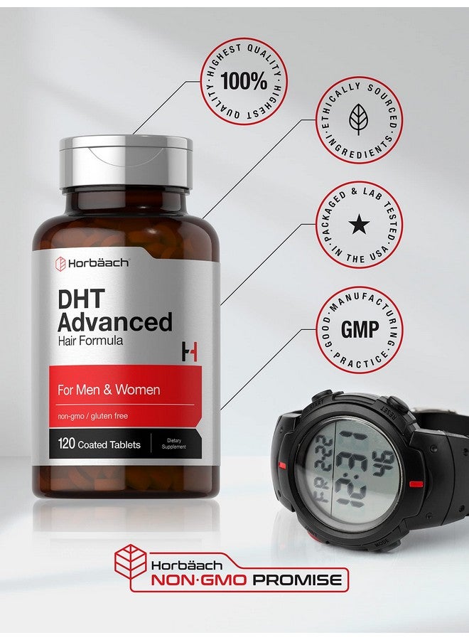 Horbäach DHT Advanced Hair Formula | 120 Tablets | Non-GMO and Gluten Free Hair Formula Blend with Saw Palmetto, Kudzu, and Fo-Ti - Image 5