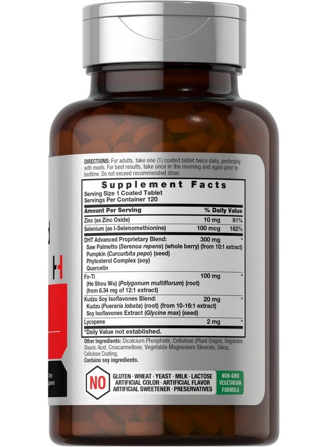 Horbäach DHT Advanced Hair Formula | 120 Tablets | Non-GMO and Gluten Free Hair Formula Blend with Saw Palmetto, Kudzu, and Fo-Ti - Image 2