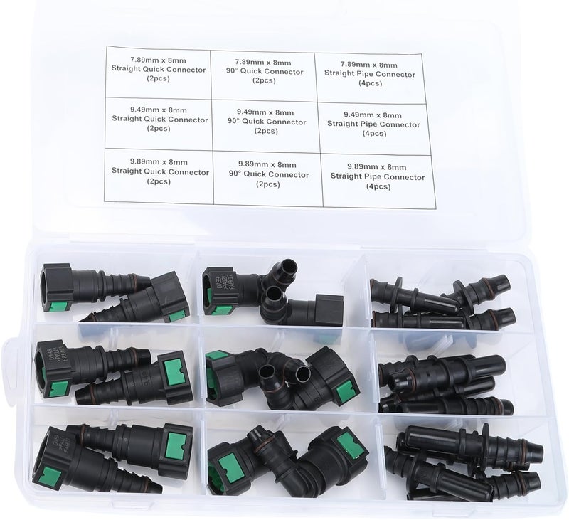AC PERFORMANCE 24PCS Fuel Line Quick Connector Kit - Image 1