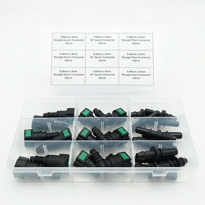 AC PERFORMANCE 24PCS Fuel Line Quick Connector Kit - Image 2