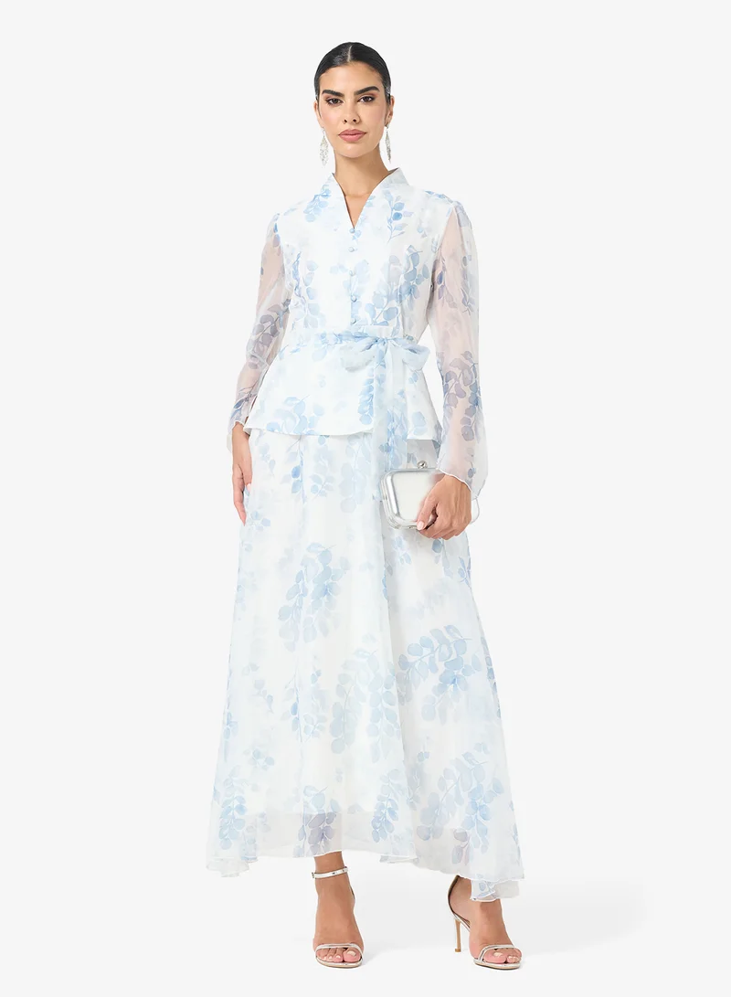 Khizana  Floral Print A-line Dress for Women | Best Price UAE