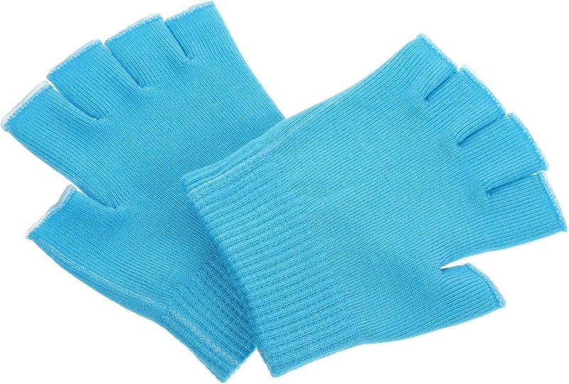 Healeved 1 Pair Moisturizing Gel Gloves for Dry Hands Touchscreen Spa Hand Care Gloves Featherweight Yarn for Autumn Protection - Image 1