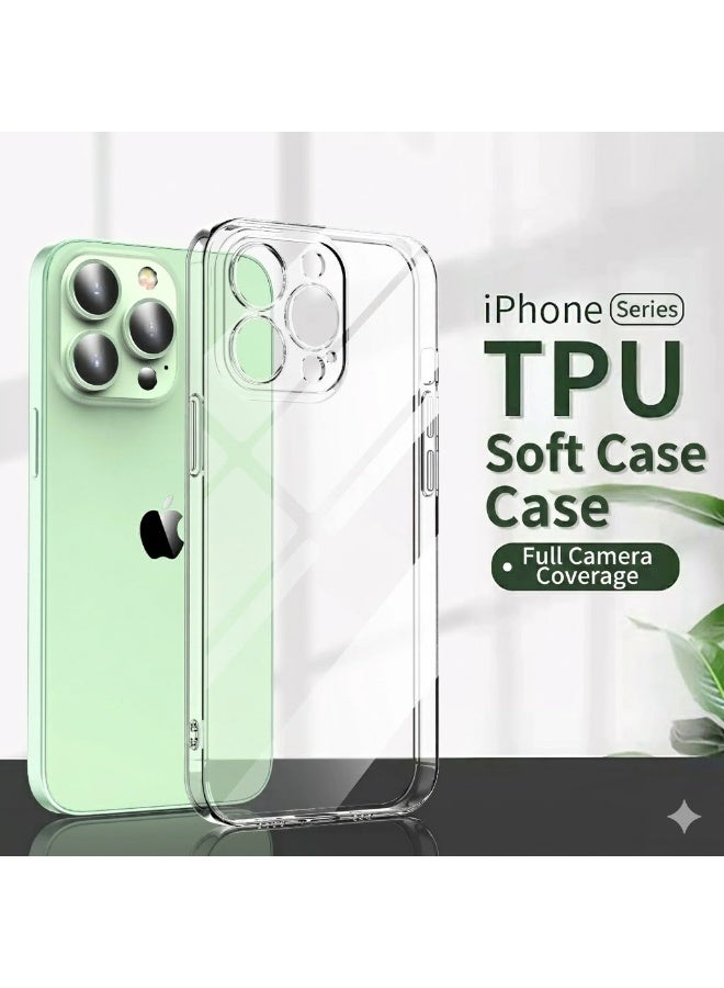 iPhone 17 Pro Clear TPU Silicone Soft Case - Image 3