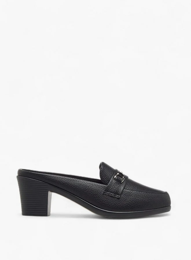 فلورا بيلا من شو إكسبرس ميش نسائي بنعل سميك مزين بمعدن وكعب مربع