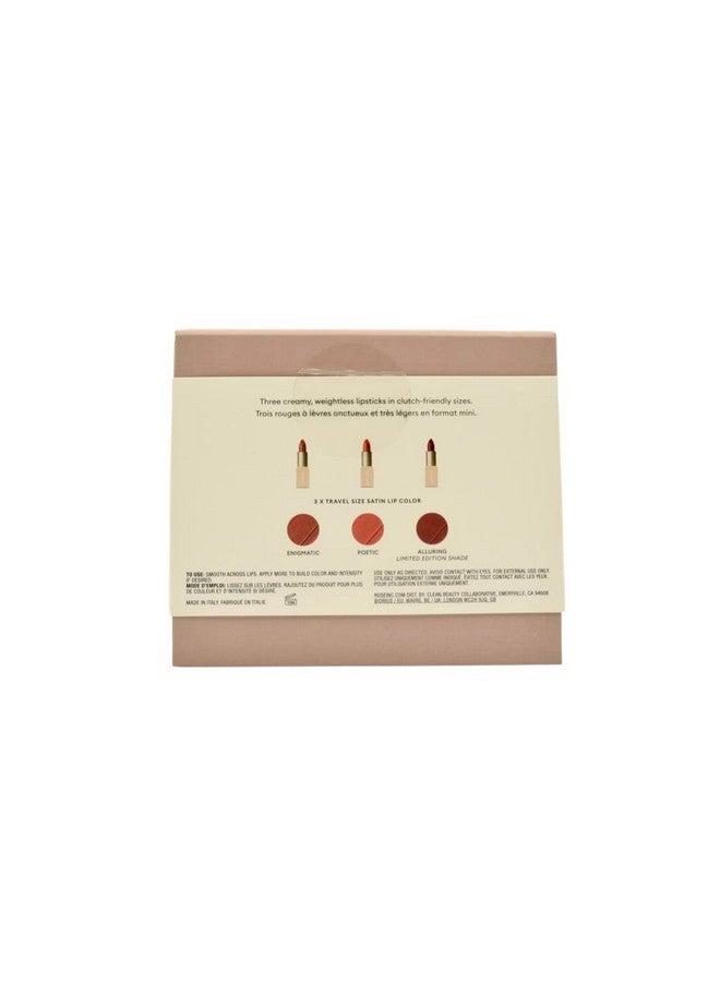 ROSE INC Mini Satin Lipstick Set - Image 4