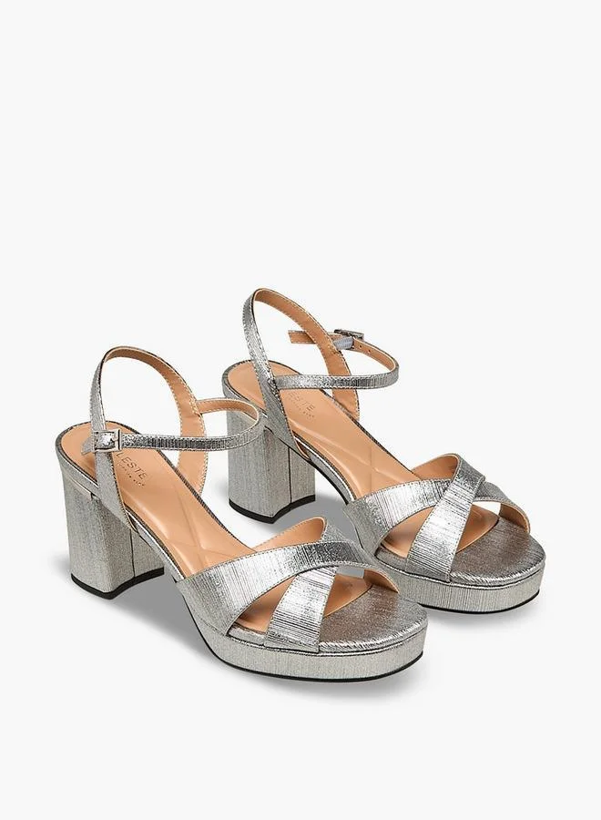 Celeste Women Block Heel Ankle Strap Sandals Ramadan Collections