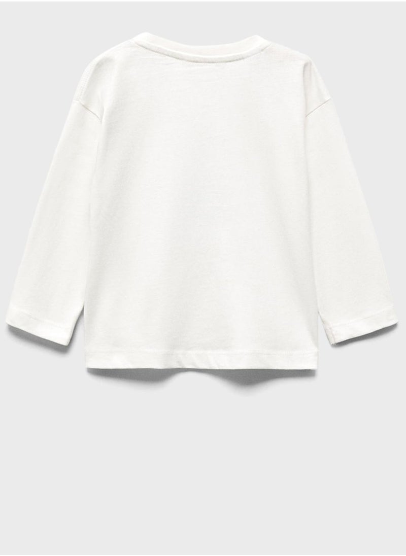 MANGO - Infant Graphic Print T-Shirt - Image 1