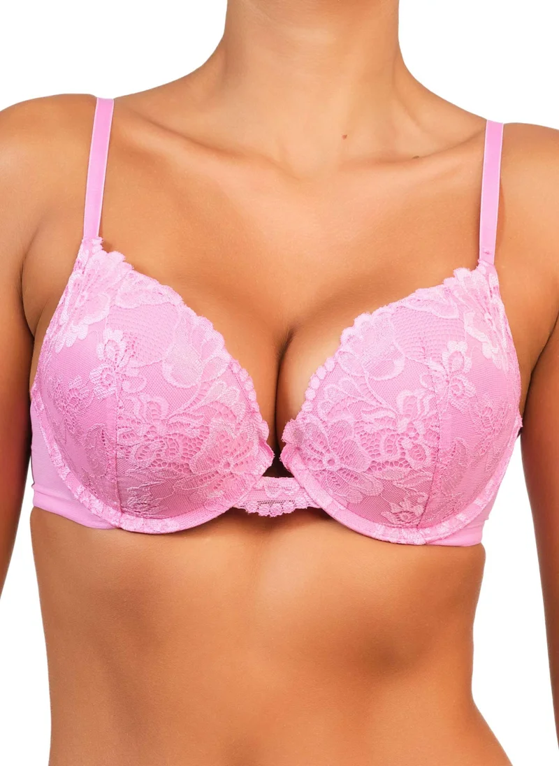 ايسلا اند ايفي Isla & Evie Everyday Double Pushup Plunge Lace Bra