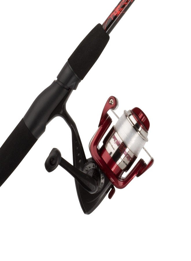 شكسبير مجموعة صيد الأسماك Shakespeare 1423944 Navigator Spincast Combo، طول 6 أقدام، قطعتان، معدل خيط 6-12، طاقة متوسطة، قابلة للاستخدام باليدين، أزرق وأحمر - Image 5