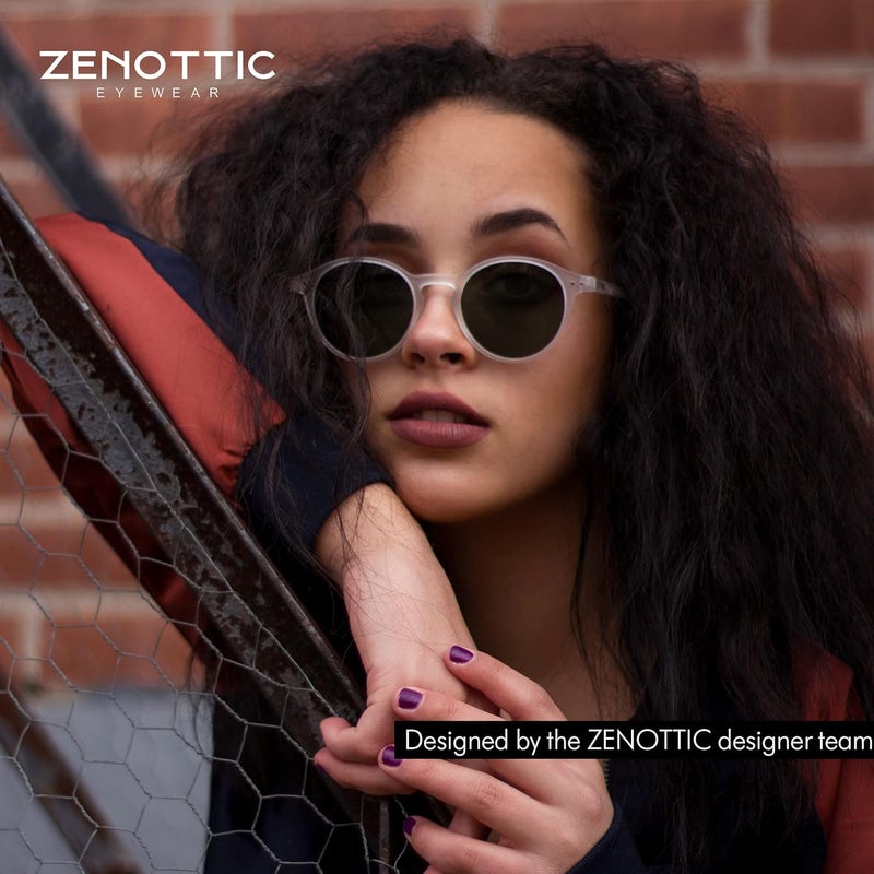 ZENOTTIC Polarized Round Sunglasses, Stylish Small Sunglasses for Men and Women Retro Classic, Multi-Style Selection - Image 3