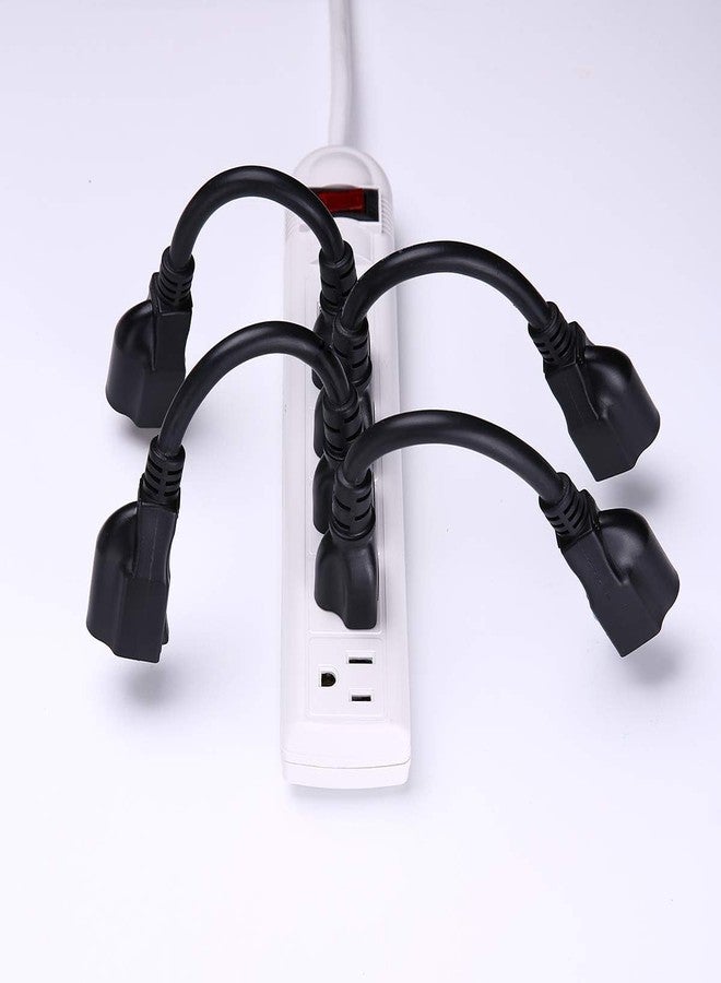 Miady [UL Listed] Power Extension Cord 4 Pack Short Cord - Image 4