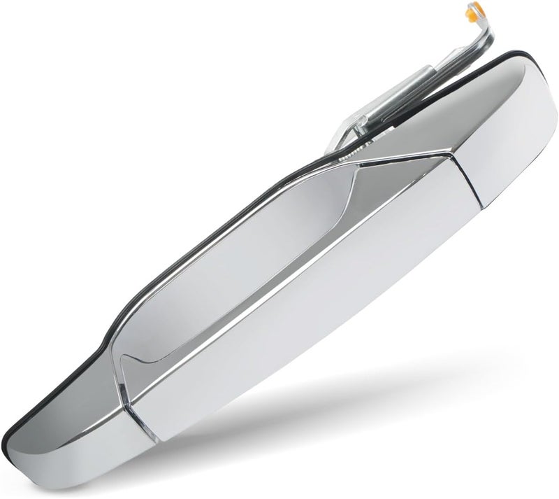 BELKEBIR Exterior Chrome Door Handle Rear Left Driver Side Compatible with 2007-2014 Chevy Silverado Suburban Avalanche Tahoe, GMC Sierra Yukon, Cadillac Escalade Replace 15915659, 20954849, 22738725, 25890289 Popular trusted craftsmanship - Image 1