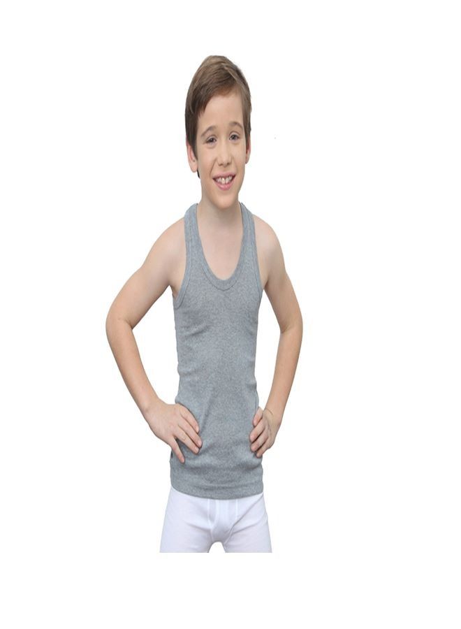Lux Premium 100% cotton BOY`s VEST Colour pack of 3pcs - Image 1