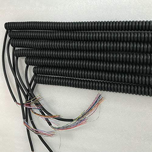 CALT 21 Cores Spring Spiral Cable 3 to 4 Meters Length CNC MPG Handheld Encoder Manual Pulse Generator - Image 5