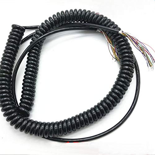 CALT 21 Cores Spring Spiral Cable 3 to 4 Meters Length CNC MPG Handheld Encoder Manual Pulse Generator - Image 1