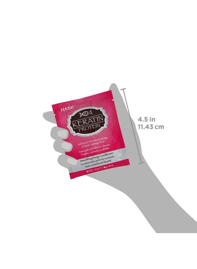 هاسك علاجات ترطيب وتنعيم الشعر بالكيراتين لجميع أنواع الشعر، آمنة على اللون، خالية من الجلوتين والكبريتات والبارابين - عبوة من 12 قطعة - Image 5
