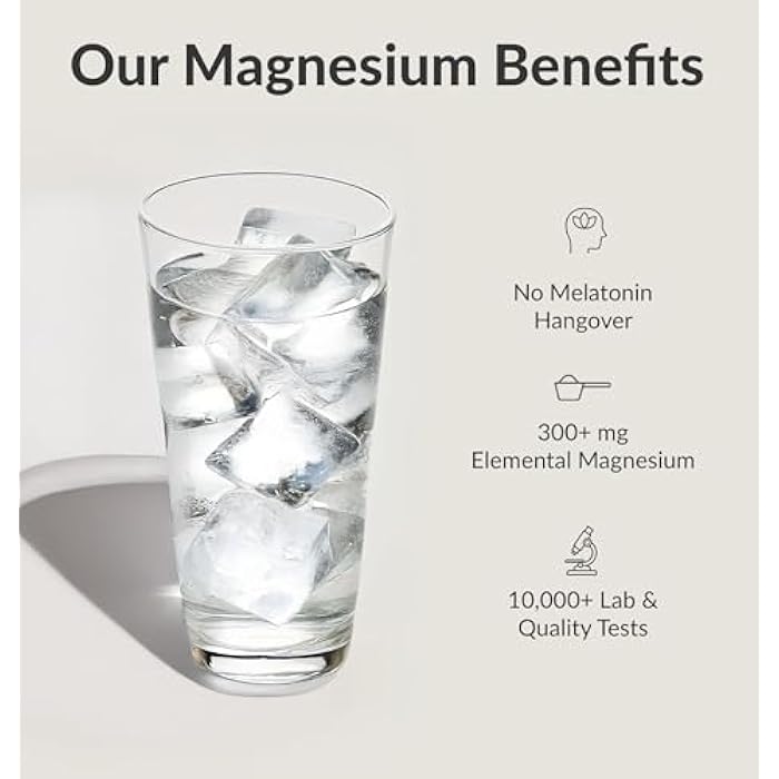 BIOptimizers Magnesium Breakthrough Drink - 8 Forms of Magnesium, Electrolytes, Sleep Health, Stress, Muscle Recovery, Heart Support | Glycinate, Citrate, Malate - Unflavored - Image 4