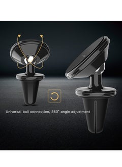 Gzar Magnetic Phone Car Mount Air Vent Phone Holder for Cars with Hook Clip 360° Rotation Universal Magnetic Car Phone Holder for iPhone 13 12 11 XS X SE 8 Plus Samsung S20  - Image 3