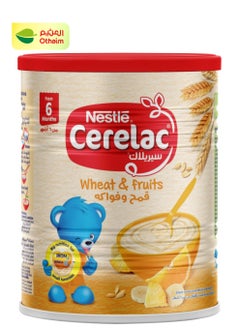 Cerelac Nestle Cerelac Wheat & Fruit Infant Cereal, From 6 Months, 1kg 