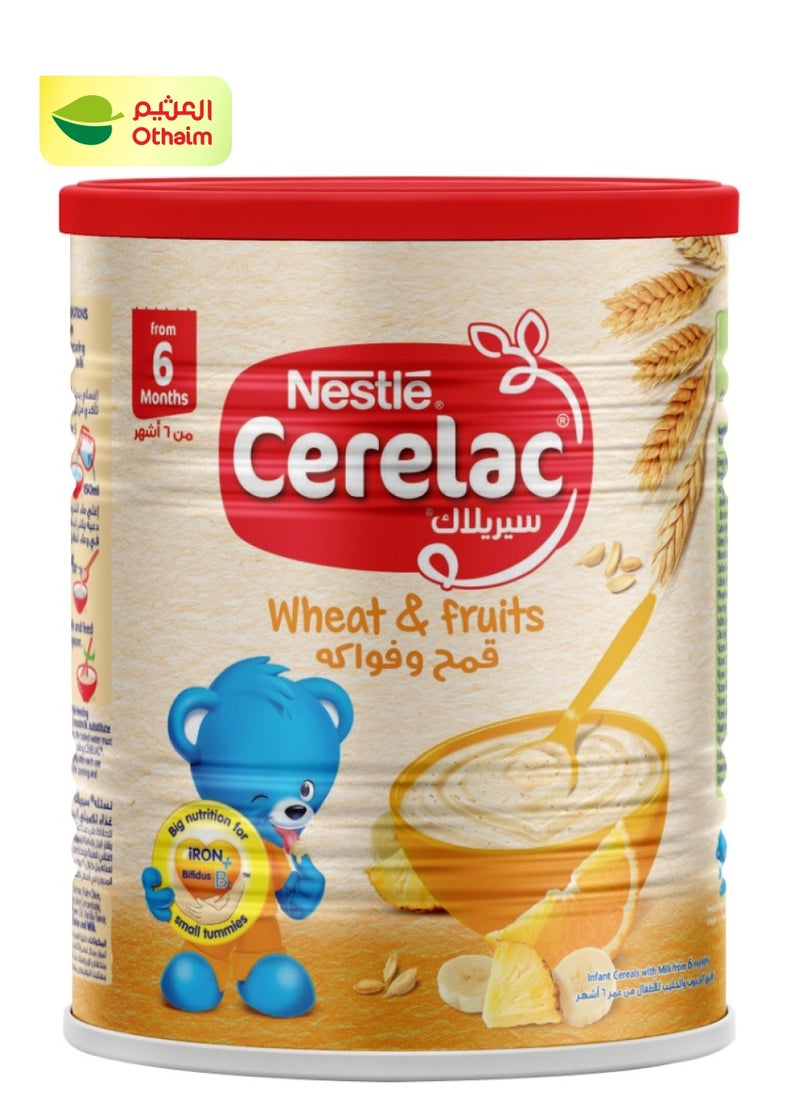Cerelac Nestle Cerelac Wheat & Fruit Infant Cereal, From 6 Months, 1kg 