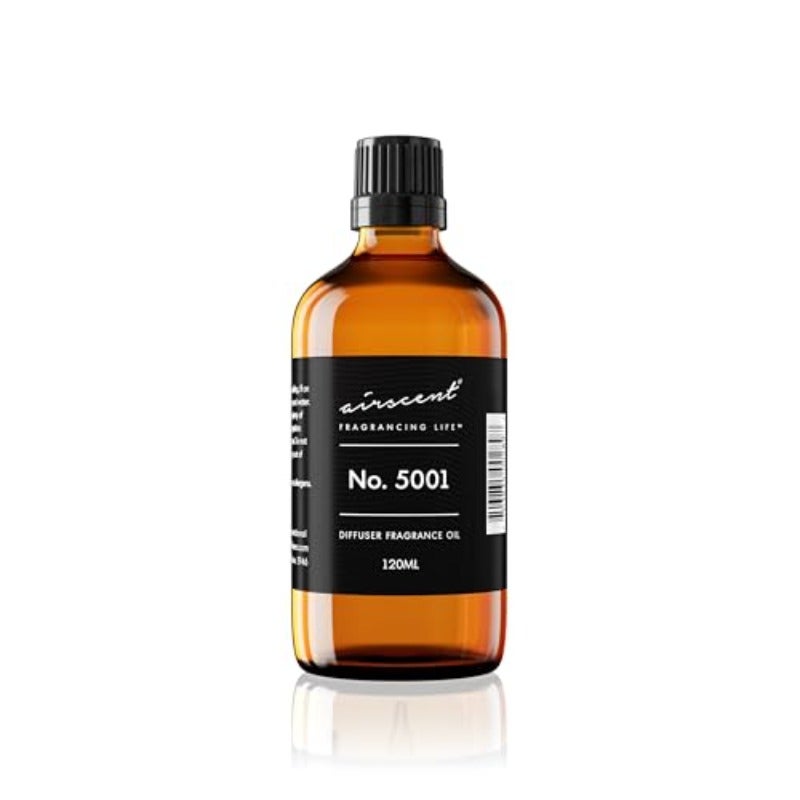 Diffuser Oil #5001 Inspired by Baccarat Rouge Perfume Oil - AirScent Premium Essential Oil Blend - 120ml and 4oz Fragrance Oil Dropper Bottle for Diffuse - Image 1