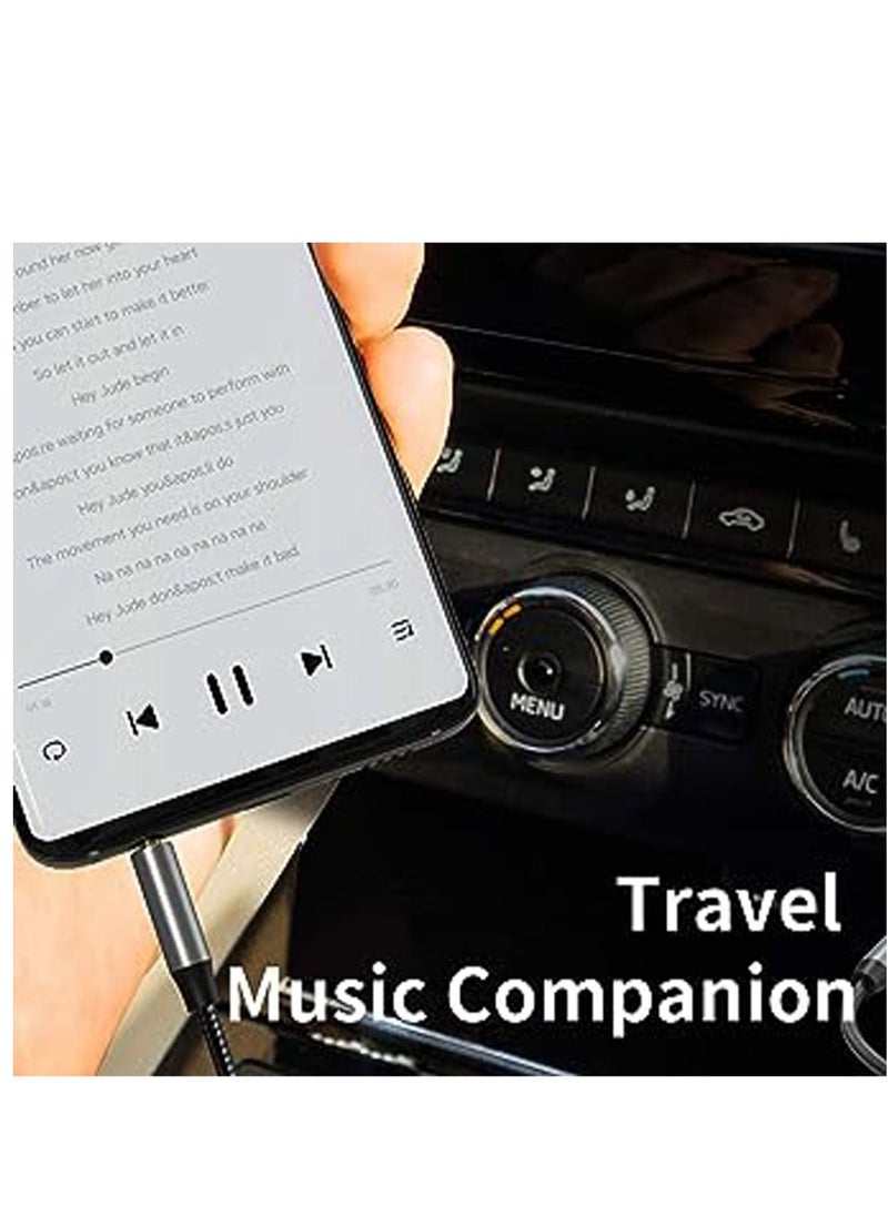 ماركة غير محددة كابل صوت 3.5 مم ، كابل جاك 3.5 مم ، سماعات رأس متوافقة مع النايلون ، iPod iPad ، Echo Dot ، كمبيوتر محمول ، صوت المنزل / السيارة ، MP3 ، رمادي 3 متر  - Image 3