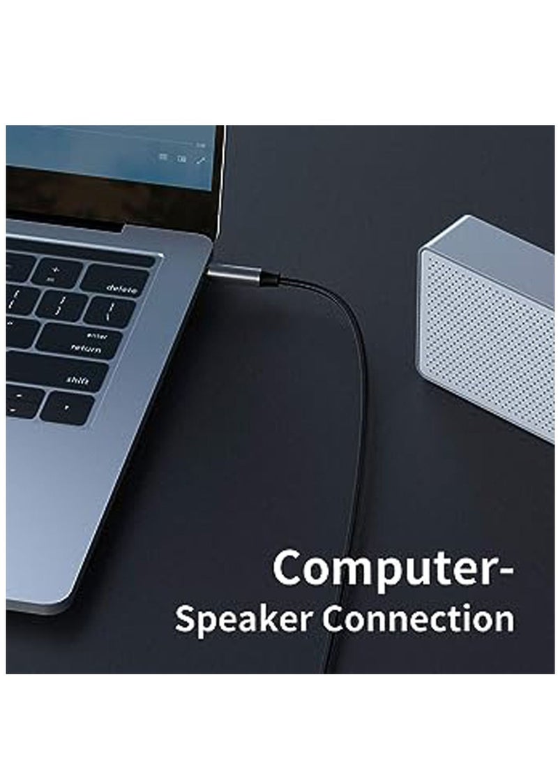 ماركة غير محددة كابل صوت 3.5 مم ، كابل جاك 3.5 مم ، سماعات رأس متوافقة مع النايلون ، iPod iPad ، Echo Dot ، كمبيوتر محمول ، صوت المنزل / السيارة ، MP3 ، رمادي 3 متر  - Image 4