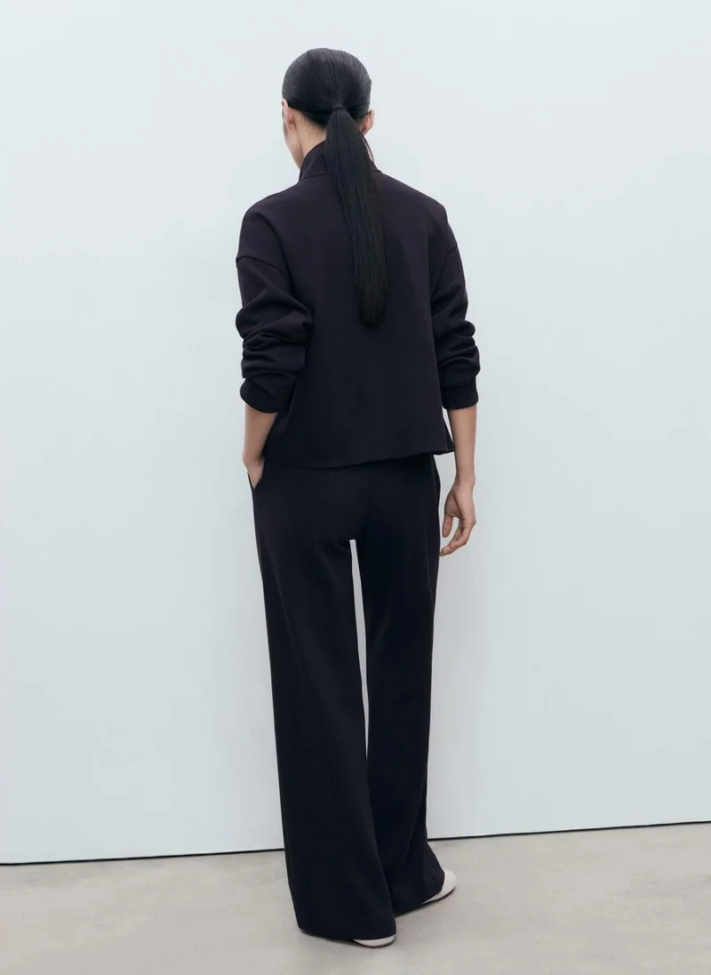 مانجو Cotton jogger-style trousers
