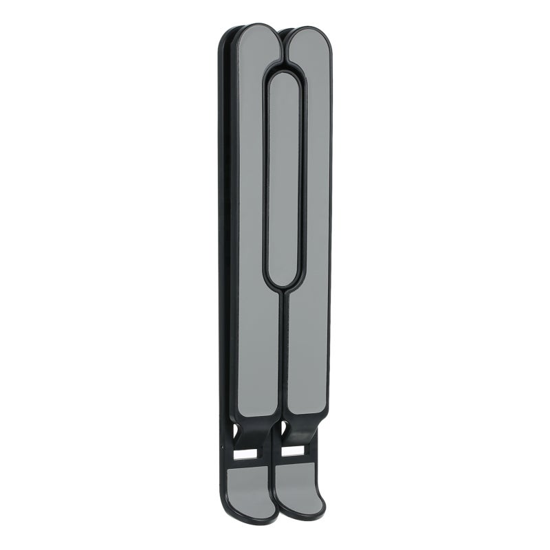 Laptop Stand: Lightweight Strengthened Aluminum Alloy, Adjustable Viewing Angle - Heat Dissipating Foldable Compact Size for Business Travel, Neck Strain Relief - Image 2