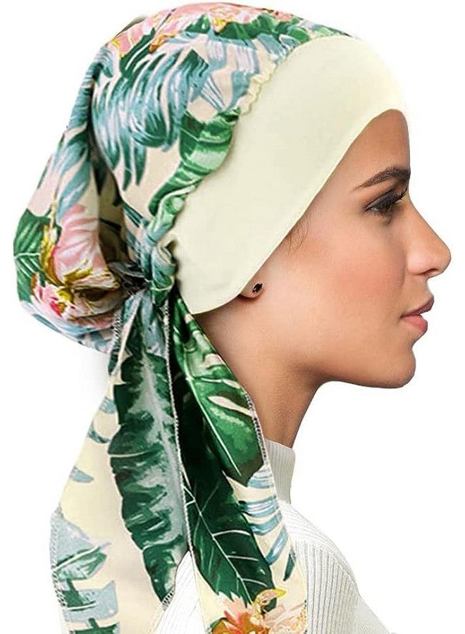 FADACHY Cancer Headwear For Women, Chemo Turbans With Head Scarf For Girls Ladies Hair Loss Chemotherapy Patients,Soft Lightweight Headwraps Headcovers Unlimited  - Image 1