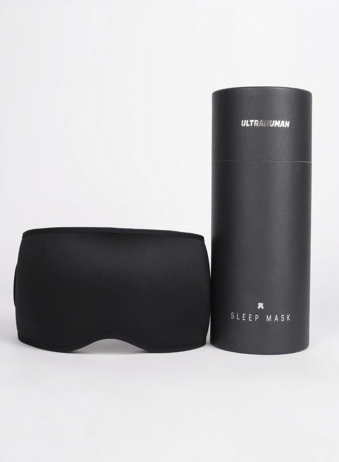 Ultrahuman Sleep Mask for Women and Men - Comfortable Premium Blackout Eye Mask for Sleep, Soft 3D Sleeping Mask with Travel Pouch - Image 1