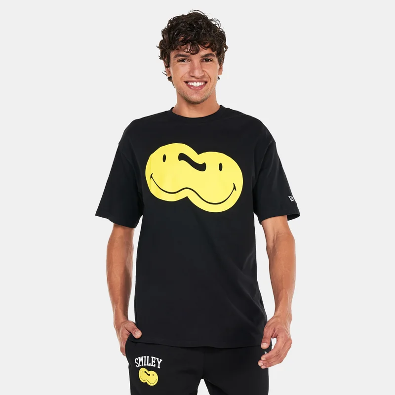 NEW ERA Men's Smiley Double Logo T-Shirt