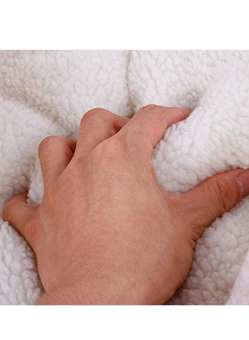 MARGOUN Dog Bed Pet Cat Bed Soft Fluffy Cushion Bed Comfortable and Washable Pet Mattress 40x45cm Orange - Image 4