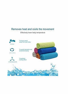 KASTWAVE Cooling Towel 6 Packs (35"×12") - Cold Workout Towels Cool Neck Warp Sweat Rags for Sports, Fitness, Gym, Yoga, Running, Travel, Camping (6 Colors)  - Image 3