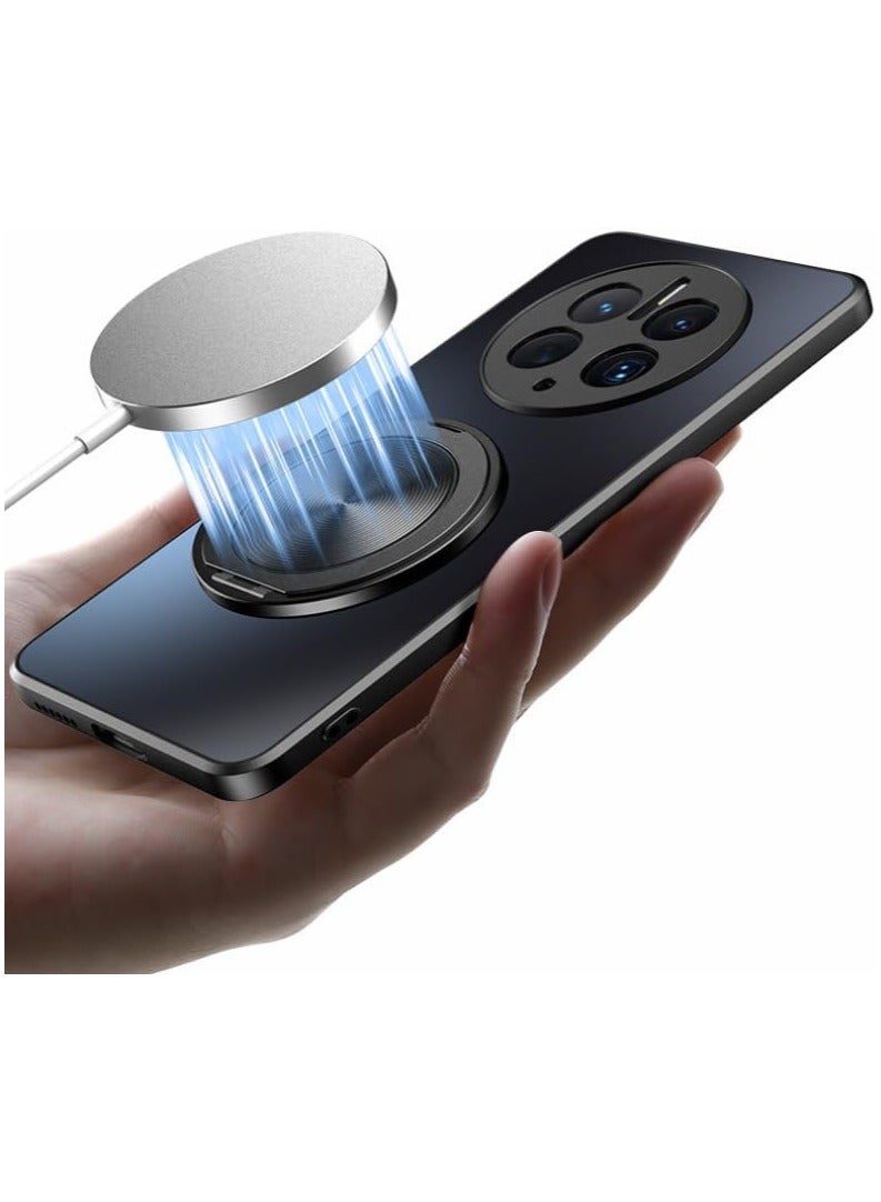 يتوافق غطاء المغناطيس المطفأ مع Honor Magic 7 Pro، مع إطارات مغناطيسية وخاتم مدمجة، وغطاء Honor Magic 7 Pro الواقي من الصدمات والسقوط المضاد. - Image 5