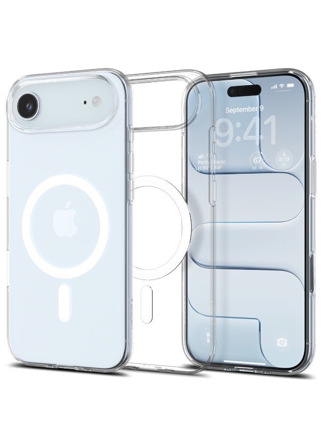 Spigen غطاء حماية سائل كريستال ماغ فيت لجهاز آيفون إير [ماغ سيف] - شفاف كريستالي - Image 1