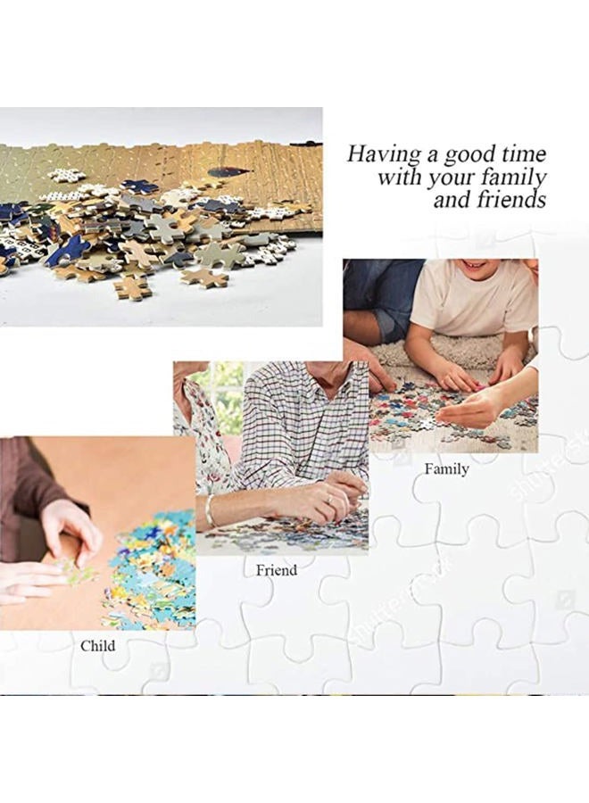 Nichpedr Adults Kids 1000 Pieces Wooden Jigsaw Puzzle Fighter Plane Air Force The Second World War Puzzle Challenging Educational Fun Family Games Toys Gifts for Home Kitchen Decor Family Activities - Image 5
