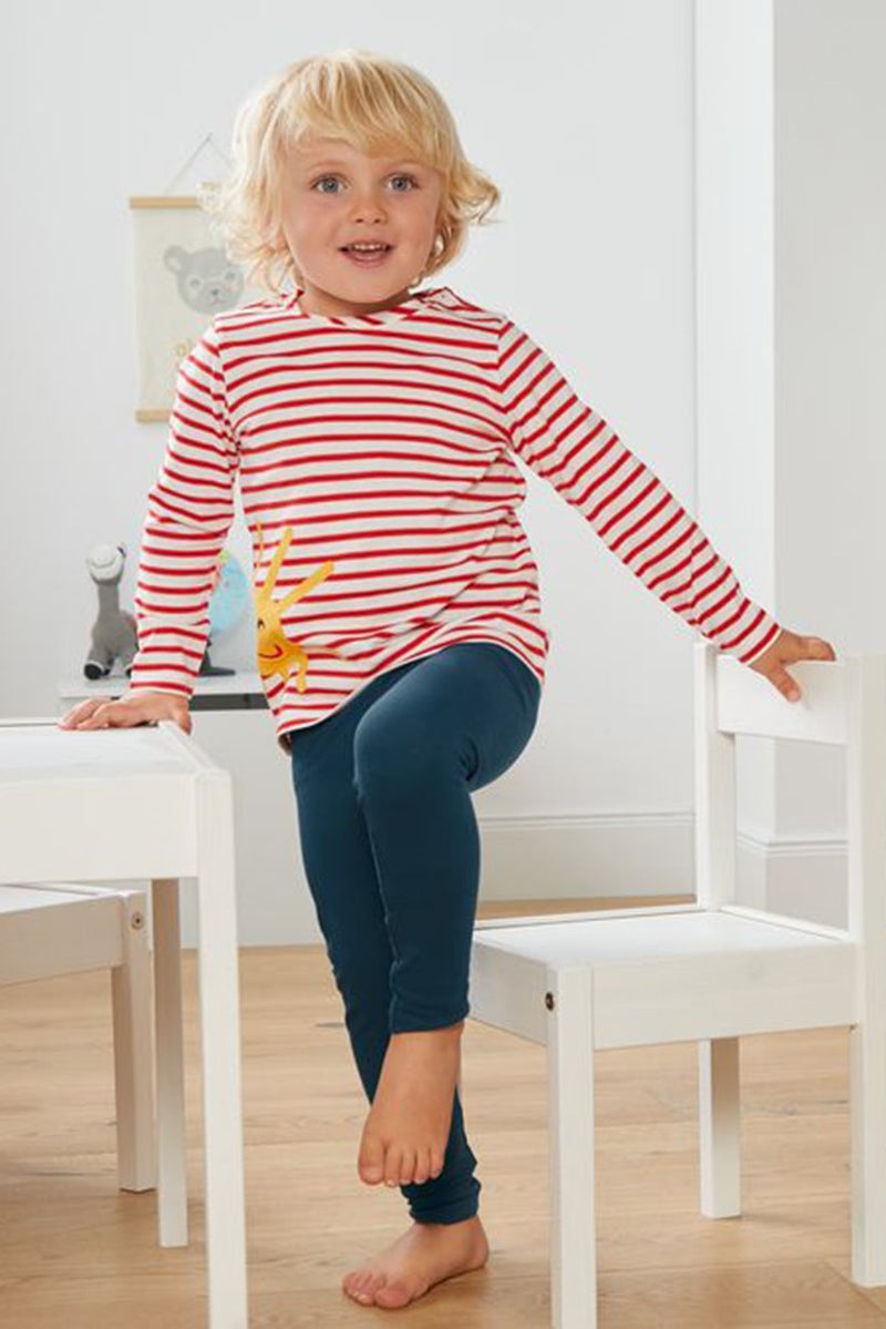 Kid Girls 5 Packs Jersey Leggings, Grey