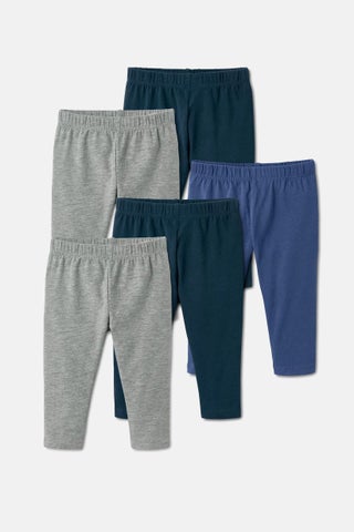 Kid Girls 5 Packs Jersey Leggings, Grey - pzsku/ZE8D7BAEEE8B96F104B0CZ/45/1751638117/b730705c-c798-4972-9b56-f1957f6daa80