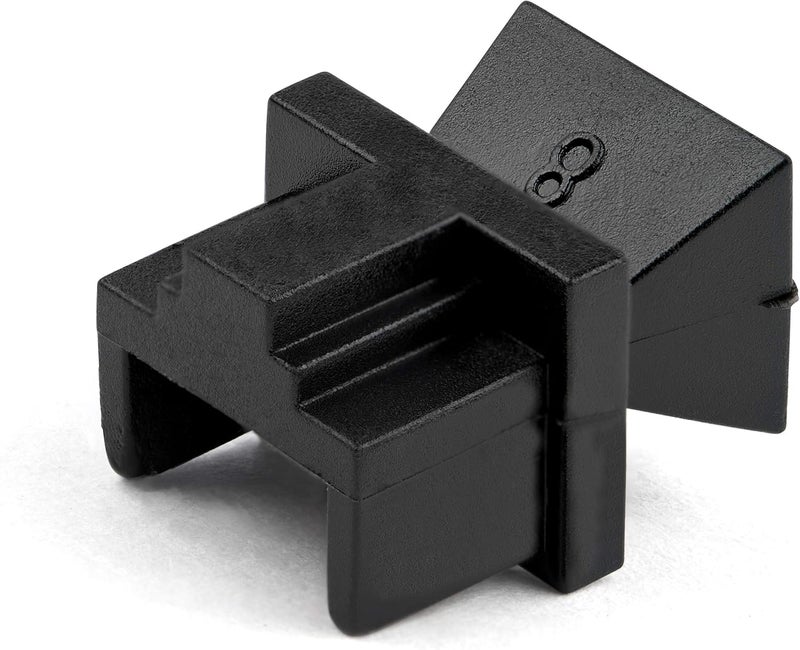 StarTechcom 100 Pack RJ45 Dust Covers  Reusable RJ45 Blanking PlugDust Cap  EthernetLAN Port ProtectorBlocker  Snap in RJ45 Female Jack Protective Cover for Hubs Switches Routers TAA - Image 2