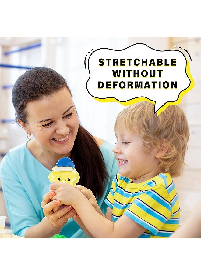 إم إكس إن Star-Shaped Squishy Toys, Silicone Squeeze Toy Stress Relief for Kids Adults PVC Sensory Toys for Birthday Party Holiday Stress-Relieving Gift (باللغة الإنجليزية) - Image 5