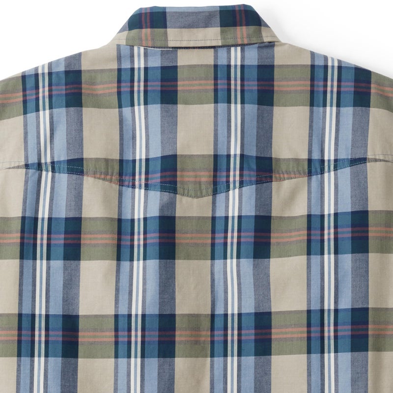 Field & Stream Men's Covey Back Long Sleeve Casual Shirt, Seaside Plaid, Large - Image 2