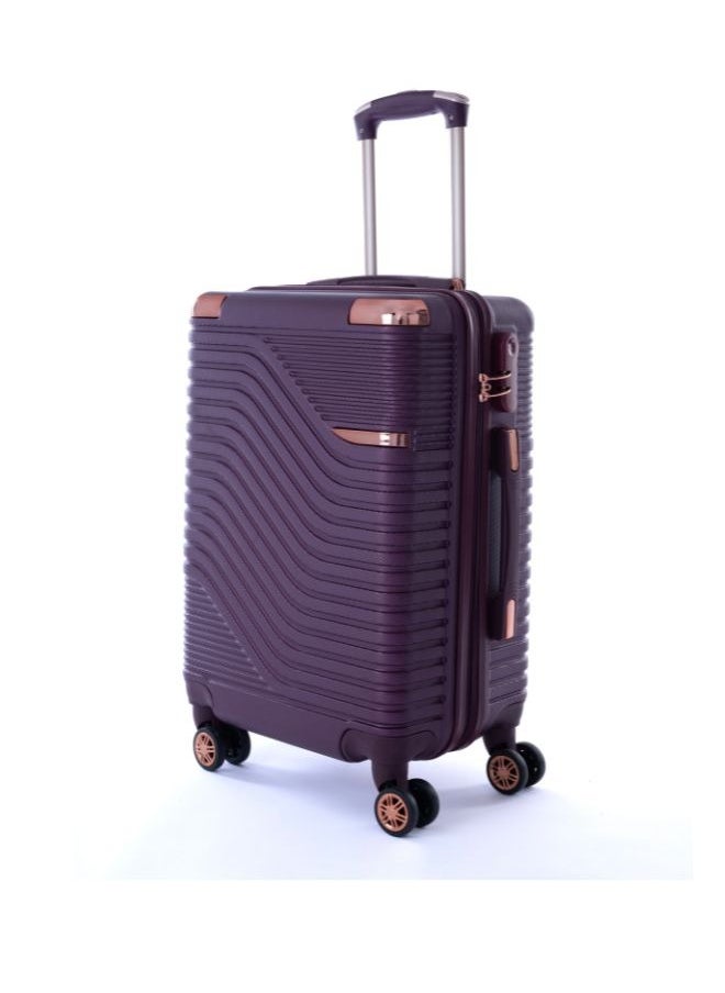 LIMRA - Luggage set 5 pieces travel Bags with a distinctive design from limra maroon - Image 1